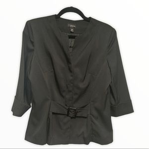 T. Milano Women's Black Jacket For Petite (10P)